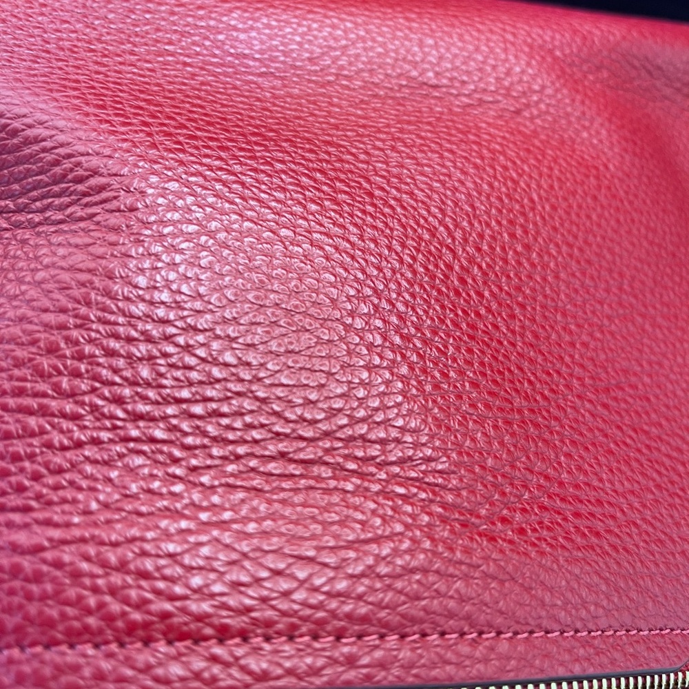 Coach Women's Magenta Leather Crossbody Bag - Picture 11 of 12
